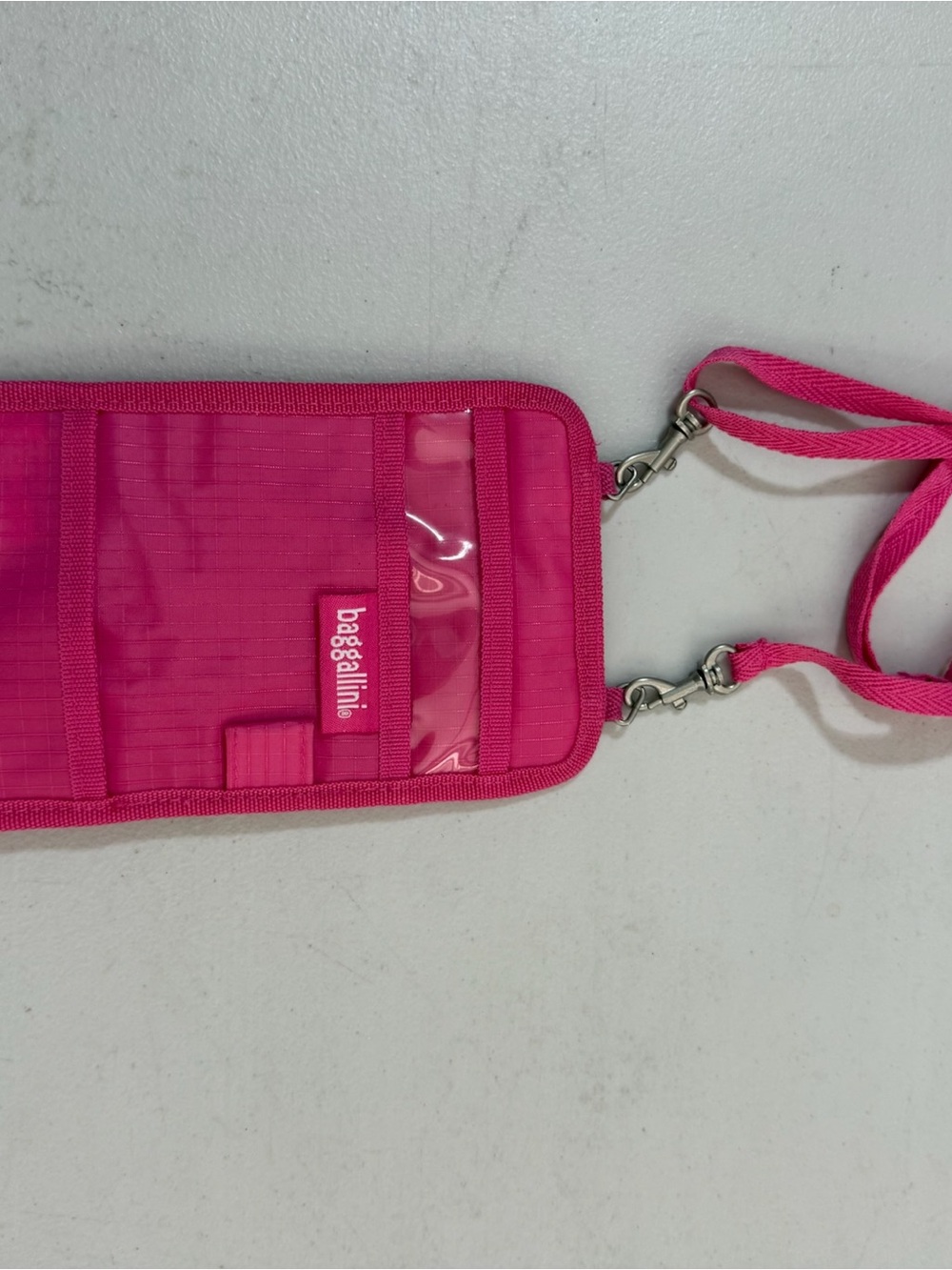 Baggallini Vibrant Pink Travel Organizer Wallet